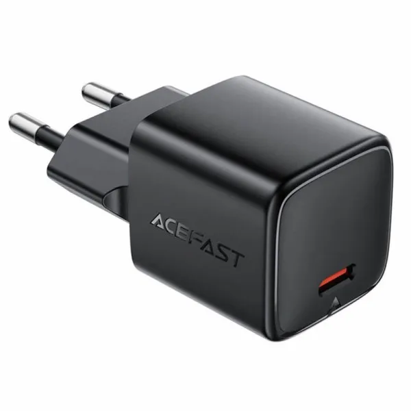 СЗУ Acefast A117 mini PD20W GaN (1USB-C) — Черный — фото 3