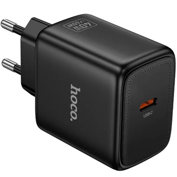 СЗУ Hoco N83 Profit PD40W (1USB-C) — Черный — фото 3