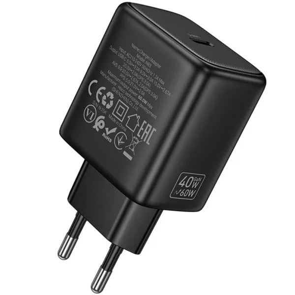 СЗУ Hoco N83 Profit PD40W (1USB-C) — Черный — фото 4