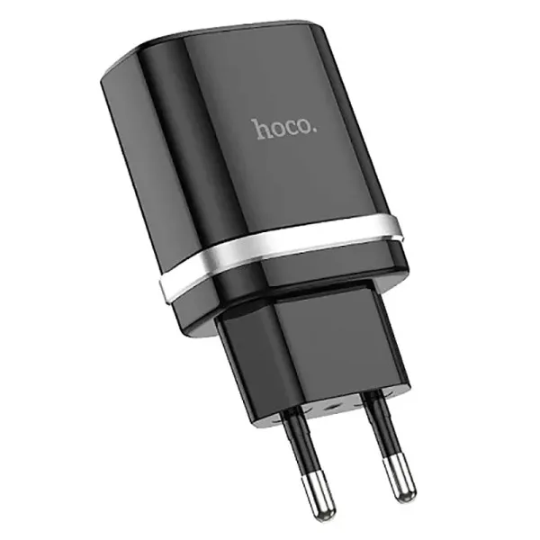 СЗУ Hoco C12Q Smart QC3.0 3A (1USB-A) — Черный — фото 1