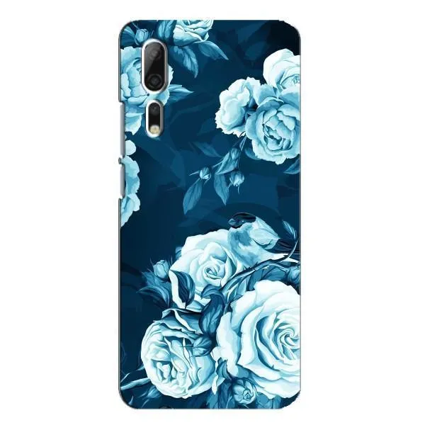 Чехол с принтом «Голубые Бутоны» для ZTE Axon 10 Pro Чехол с принтом «Голубые Бутоны» для ZTE Axon 10 Pro