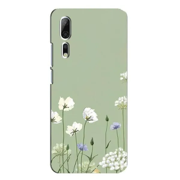 Чехол с принтом «Цветы на зеленом» для ZTE Axon 10 Pro