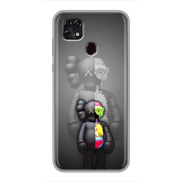 Чехол с принтом «Тело Bearbrick» для ZTE Blade 20 Smart