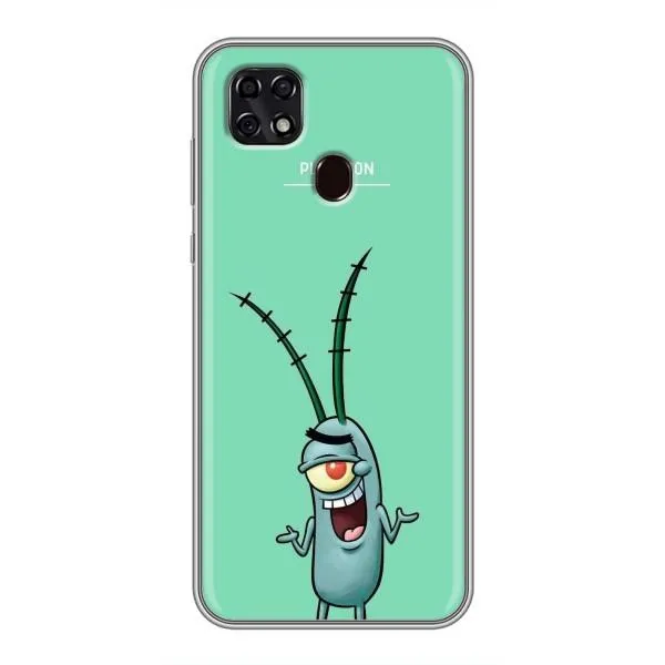 Чохол з принтом «Персонаж Планктон» для ZTE Blade 20 Smart