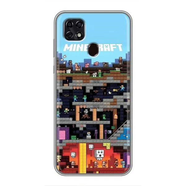Чехол с принтом «фон Minecraft» для ZTE Blade 20 Smart Чехол с принтом «фон Minecraft» для ZTE Blade 20 Smart