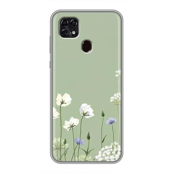 Чехол с принтом «Цветы на зеленом» для ZTE Blade 20 Smart Чехол с принтом «Цветы на зеленом» для ZTE Blade 20 Smart