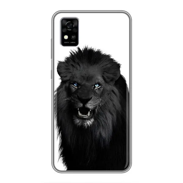 Чехол с принтом «Черный ЛЕВ» для ZTE Blade A31