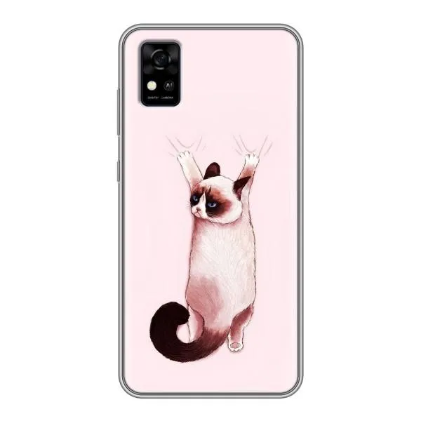 Чохол з принтом «Котик падає» для ZTE Blade A31
