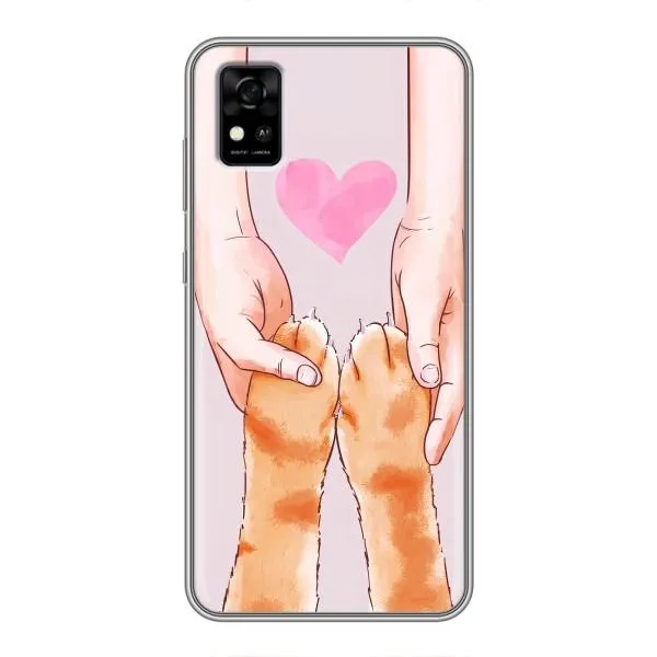 Чохол з принтом «Любовь до котиків» для ZTE Blade A31
