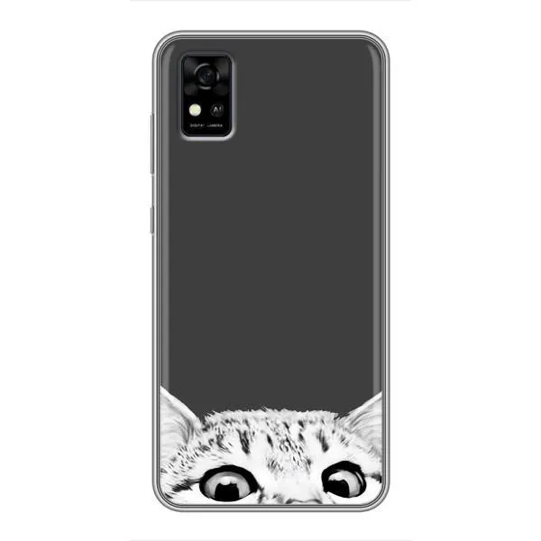 Чохол з принтом «Виглядає котик» для ZTE Blade A31