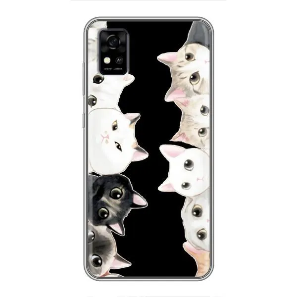 Чохол з принтом «Погляд котиків» для ZTE Blade A31