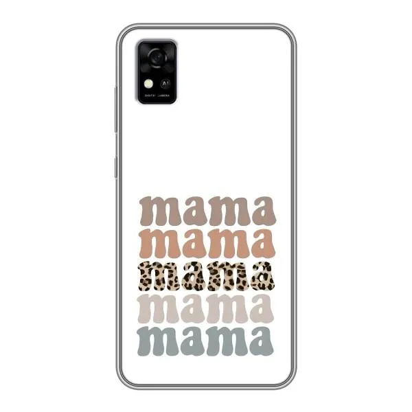 Чохол з принтом «Текстовий колаж мама» для ZTE Blade A31