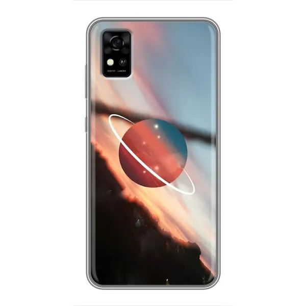 Чехол с принтом «Сатурн» для ZTE Blade A31