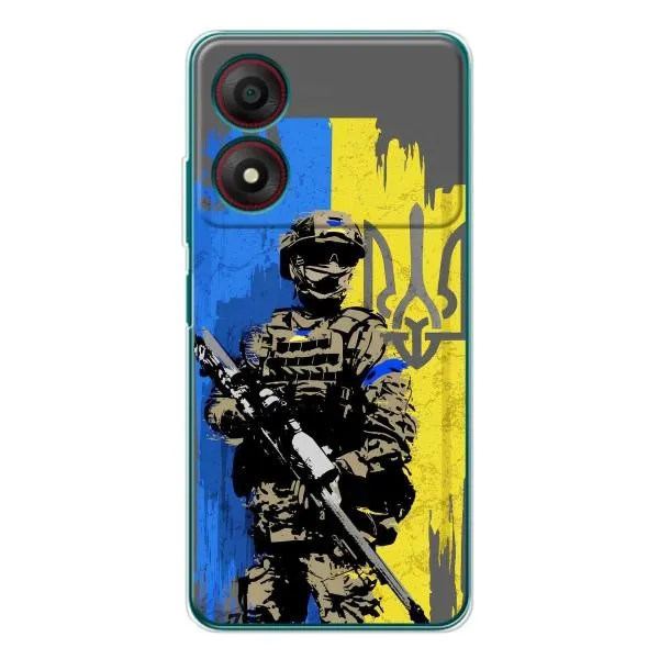 Чехол с принтом «АРТ солдат» для ZTE Blade A34 Чехол с принтом «АРТ солдат» для ZTE Blade A34