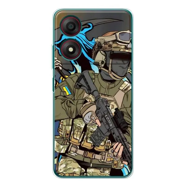 Чехол с принтом «Воин ВСУ» для ZTE Blade A34 Чехол с принтом «Воин ВСУ» для ZTE Blade A34