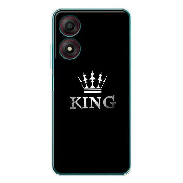 Чехол с принтом «KING» для ZTE Blade A34