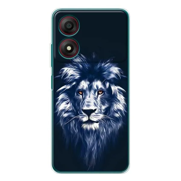 Чехол с принтом «Синий Лев» для ZTE Blade A34