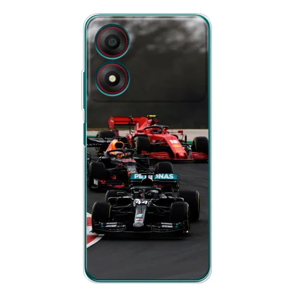 Чехол с принтом «Гонка Формула 1» для ZTE Blade A34