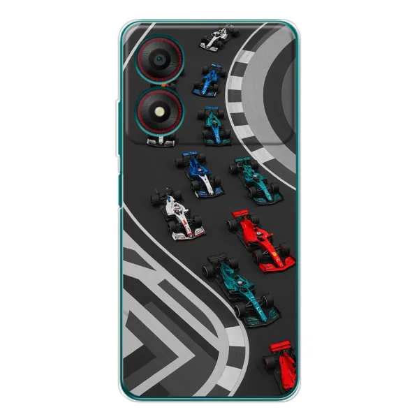 Чехол с принтом «Трасса Ф1» для ZTE Blade A34