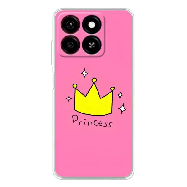 Чехол с принтом «Princess» для ZTE Blade A35