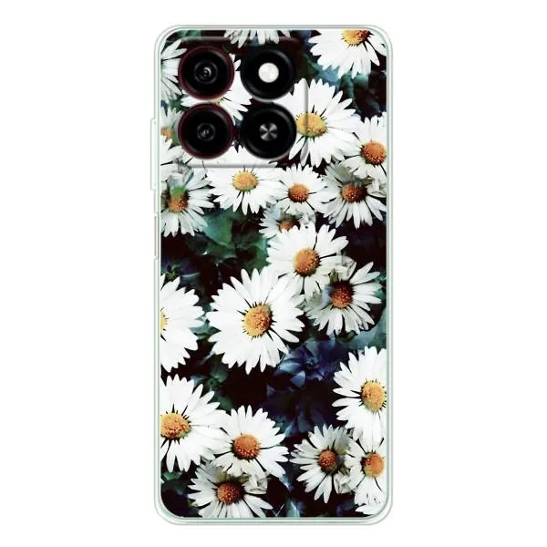 Чехол с принтом «Ромашки» для ZTE Blade A35