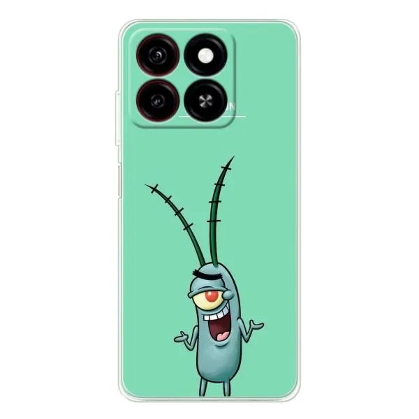 Чехол с принтом «Персонаж Планктон» для ZTE Blade A35
