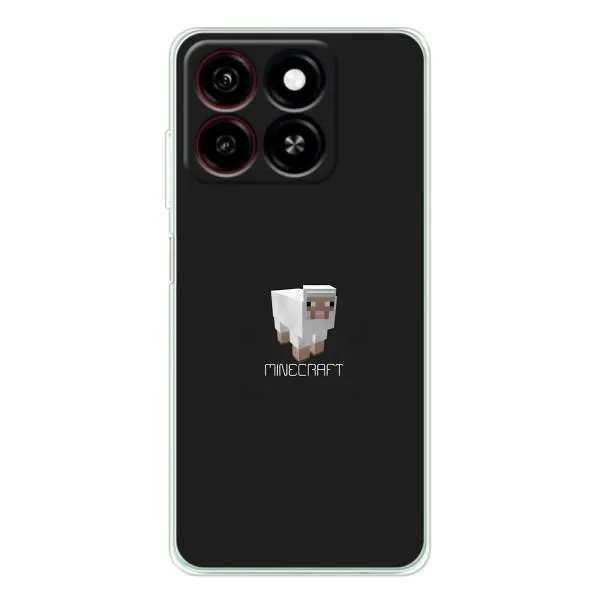 Чехол с принтом «Овечка Майнкрафт» для ZTE Blade A35
