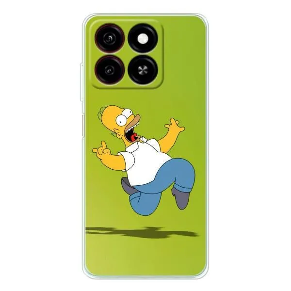 Чехол с принтом «Гомер Симпсон» для ZTE Blade A35