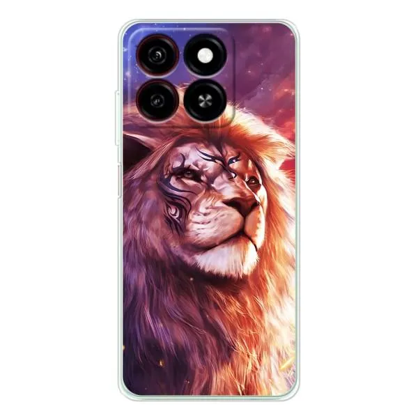 Чехол с принтом «Красочный Лев» для ZTE Blade A35