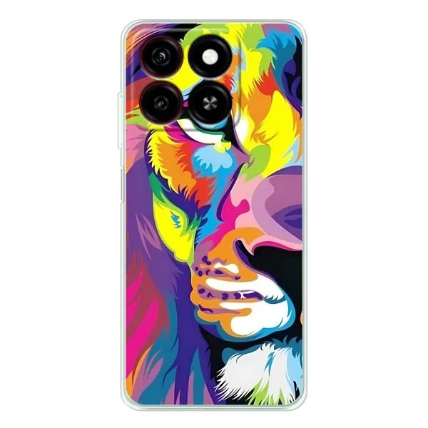 Чехол с принтом «Яркий Лев» для ZTE Blade A35