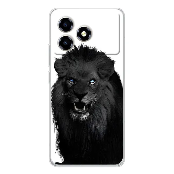 Чехол с принтом «Черный ЛЕВ» для ZTE Blade A36 Чехол с принтом «Черный ЛЕВ» для ZTE Blade A36