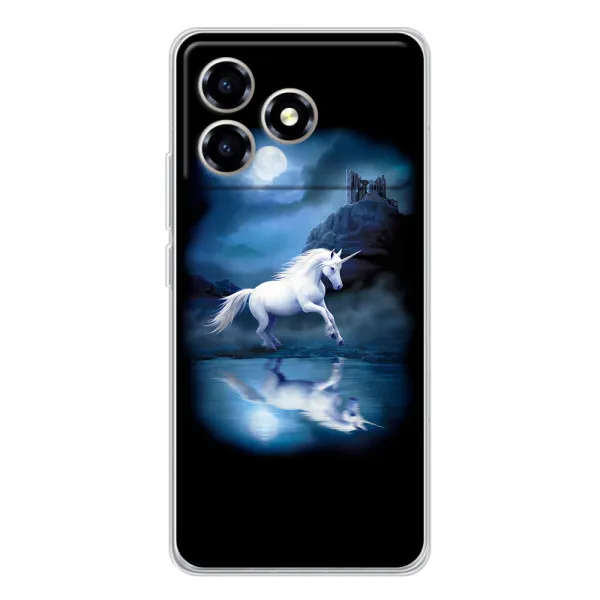 Чехол с принтом «Единорог» для ZTE Blade A36 Чехол с принтом «Единорог» для ZTE Blade A36