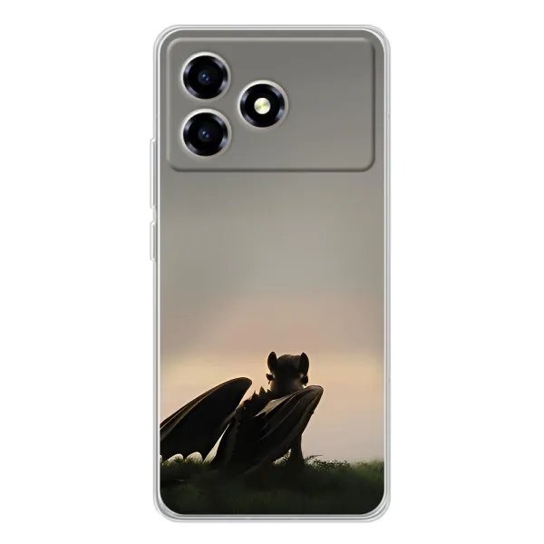 Чехол с принтом «Беззубик» для ZTE Blade A36 Чехол с принтом «Беззубик» для ZTE Blade A36