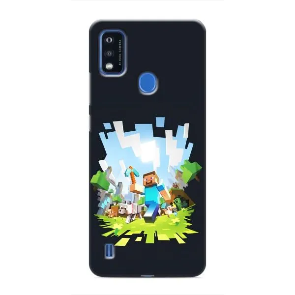 Чехол с принтом «персонажи Minecraft» для ZTE Blade A51 Чехол с принтом «персонажи Minecraft» для ZTE Blade A51