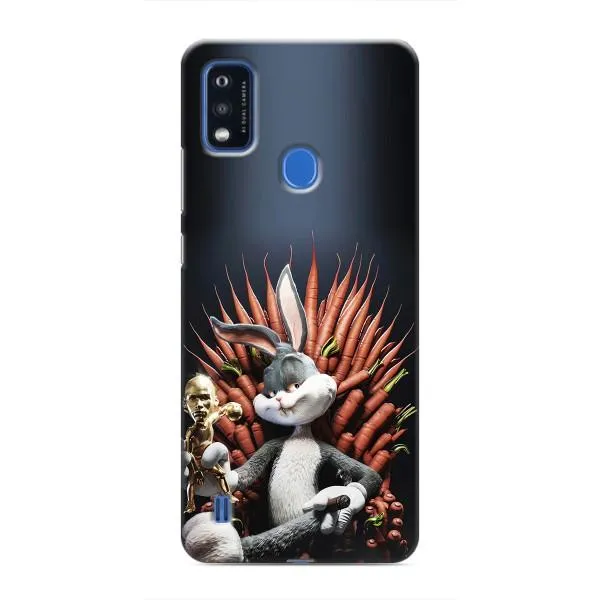 Чехол с принтом «Король Кролик» для ZTE Blade A51 Чехол с принтом «Король Кролик» для ZTE Blade A51
