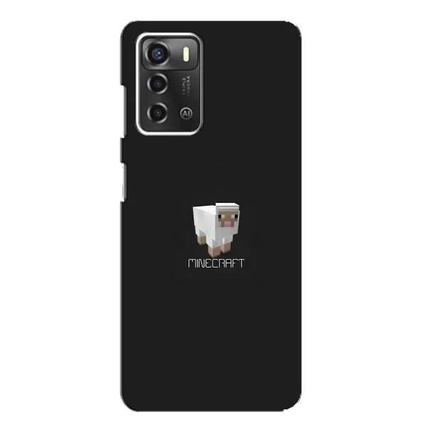 Чехол с принтом «Овечка Майнкрафт» для ZTE Blade A52
