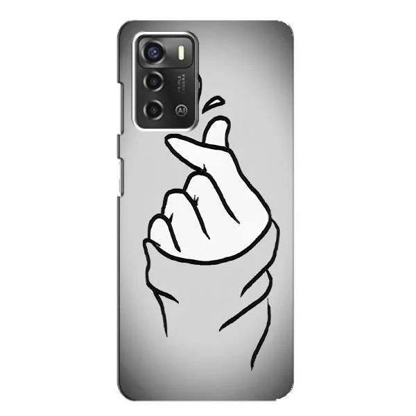 Чехол с принтом «Значок Love» для ZTE Blade A52