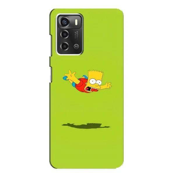 Чехол с принтом «Барт Симпсон» для ZTE Blade A52