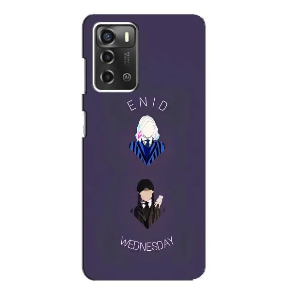 Чехол с принтом «Уэнздей и подруга» для ZTE Blade A52 Чехол с принтом «Уэнздей и подруга» для ZTE Blade A52