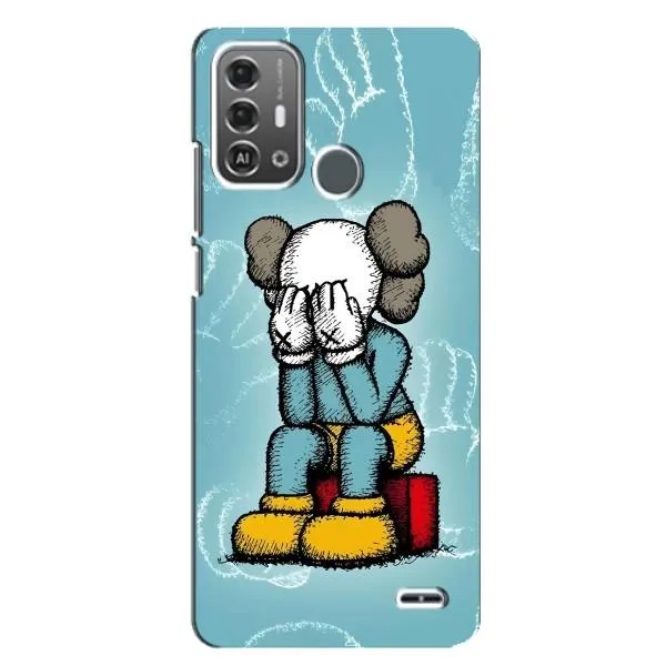 Чехол с принтом «Плач Bearbrick» для ZTE Blade A53 Pro Чехол с принтом «Плач Bearbrick» для ZTE Blade A53 Pro