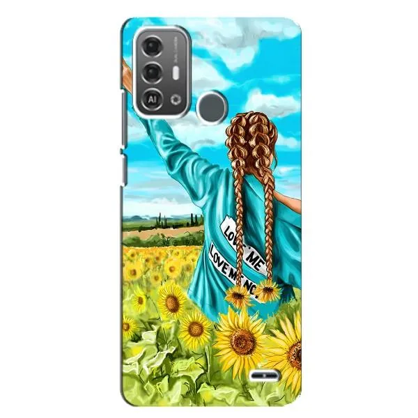 Чехол с принтом «Украиночка» для ZTE Blade A53 Pro Чехол с принтом «Украиночка» для ZTE Blade A53 Pro