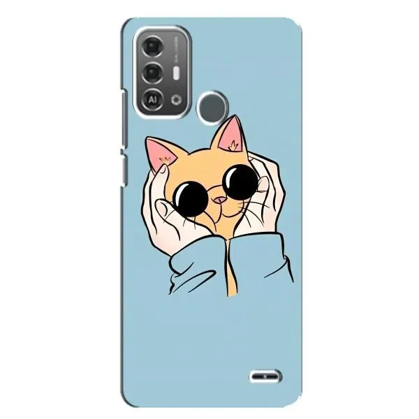 Чехол с принтом «Котик в очках» для ZTE Blade A53 Pro Чехол с принтом «Котик в очках» для ZTE Blade A53 Pro