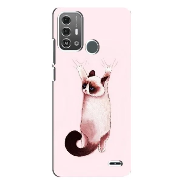 Чехол с принтом «Котик падает» для ZTE Blade A53 Pro Чехол с принтом «Котик падает» для ZTE Blade A53 Pro