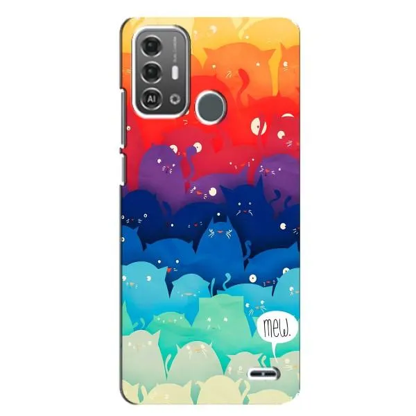 Чехол с принтом «Mew» для ZTE Blade A53 Pro Чехол с принтом «Mew» для ZTE Blade A53 Pro