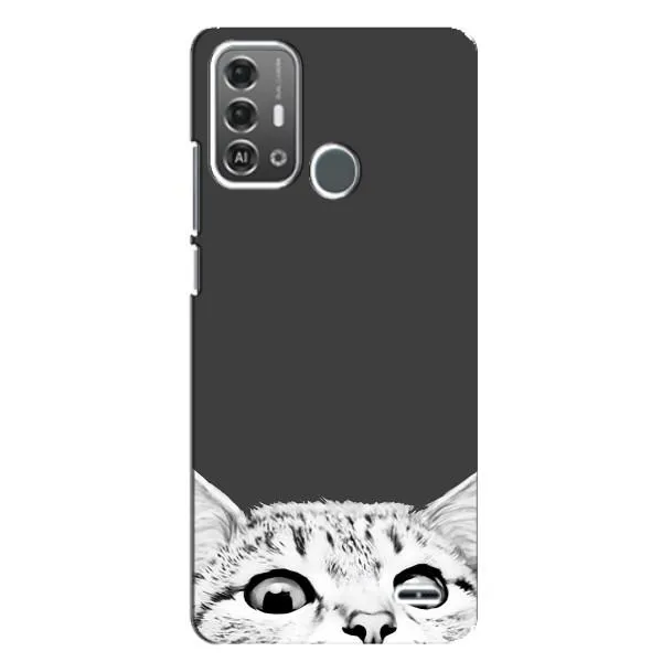 Чехол с принтом «Выглядывает кот» для ZTE Blade A53 Pro Чехол с принтом «Выглядывает кот» для ZTE Blade A53 Pro