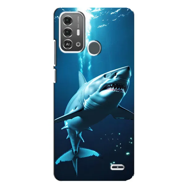 Чехол с принтом «Акула под водой» для ZTE Blade A53 Pro Чехол с принтом «Акула под водой» для ZTE Blade A53 Pro