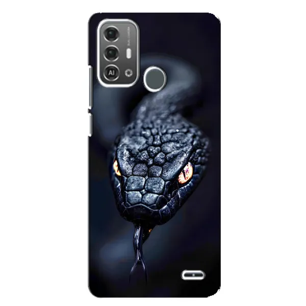 Чехол с принтом «Черная змея» для ZTE Blade A53 Pro Чехол с принтом «Черная змея» для ZTE Blade A53 Pro