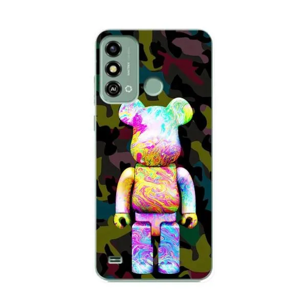 Чехол с принтом «Яркий Bearbrick» для ZTE Blade A53 Чехол с принтом «Яркий Bearbrick» для ZTE Blade A53