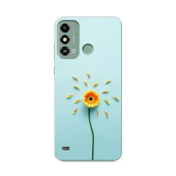 Чехол с принтом «Желтый цветок» для ZTE Blade A53