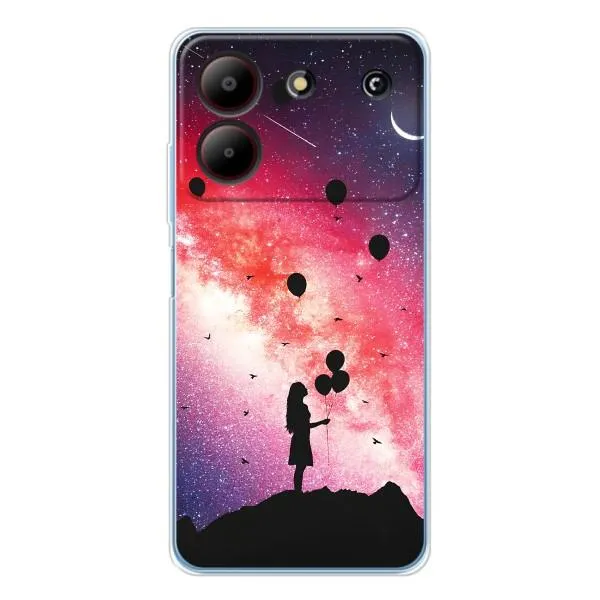 Чехол с принтом «С шариками» для ZTE Blade A54